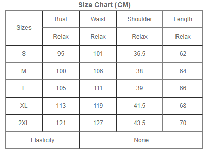 Size Chart 235173