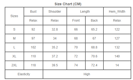 Size Chart 256145