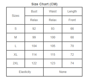Size chart 251960