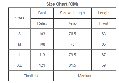 Size chart 270053