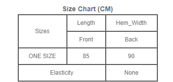 Size Chart 254281